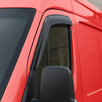Voron Glass® - Tape-On Smoke Front Side Window Deflectors