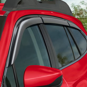 Voron Glass® - Tape-On Smoke Front and Rear Side Window Deflectors