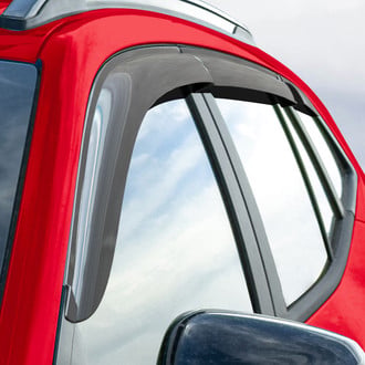 Voron Glass® - Tape-On Smoke Front and Rear Side Window Deflectors