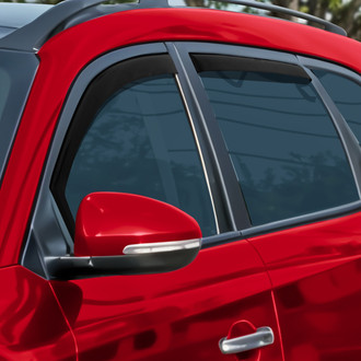 Voron Glass® - In-Channel Smoke Front and Rear Side Window Deflectors