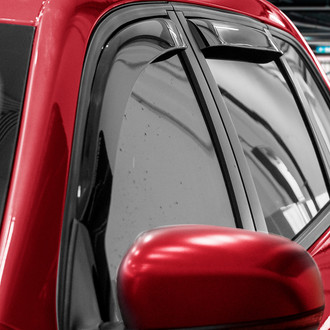 Voron Glass® - In-Channel Smoke Front and Rear Side Window Deflectors