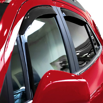 Voron Glass® - In-Channel Smoke Front and Rear Side Window Deflectors