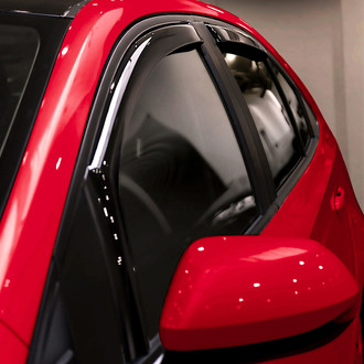 Voron Glass® - In-Channel Smoke Front and Rear Side Window Deflectors