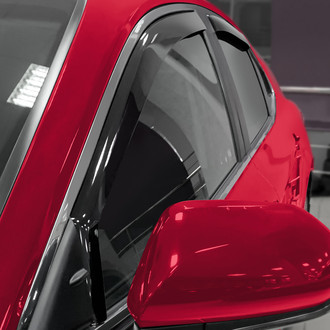 Voron Glass® - In-Channel Smoke Front and Rear Side Window Deflectors