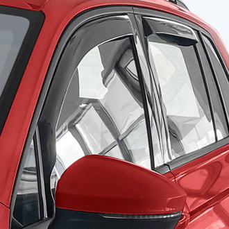 Voron Glass® - In-Channel Smoke Front and Rear Side Window Deflectors