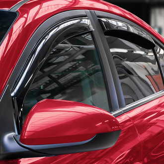Voron Glass® - In-Channel Smoke Front and Rear Side Window Deflectors