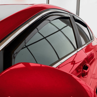 Voron Glass® - In-Channel Smoke Front and Rear Side Window Deflectors