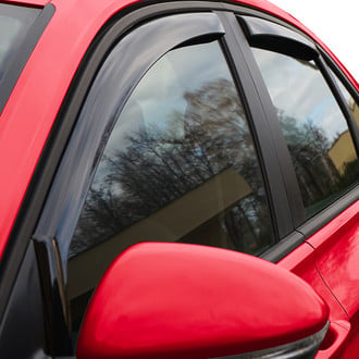 Voron Glass® - In-Channel Smoke Front and Rear Side Window Deflectors
