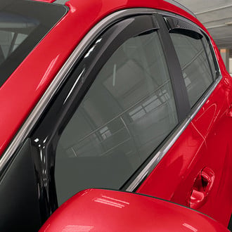 Voron Glass® - In-Channel Smoke Front and Rear Side Window Deflectors