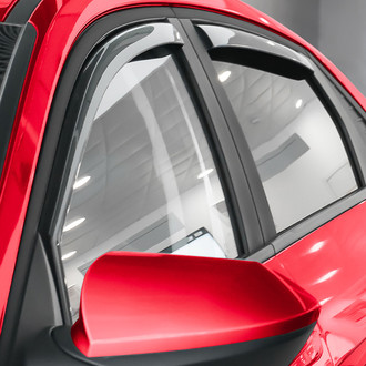 Voron Glass® - In-Channel Smoke Front and Rear Side Window Deflectors