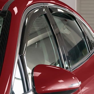 Voron Glass® - In-Channel Smoke Front and Rear Side Window Deflectors