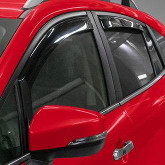 Voron Glass® - In-Channel Smoke Front and Rear Side Window Deflectors
