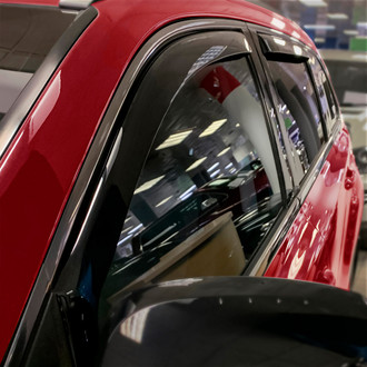 Voron Glass® - In-Channel Smoke Front and Rear Side Window Deflectors