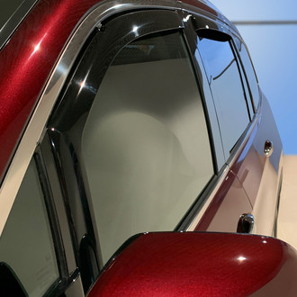 Voron Glass® - In-Channel Smoke Front and Rear Side Window Deflectors
