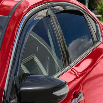 Voron Glass® - In-Channel Smoke Front and Rear Side Window Deflectors