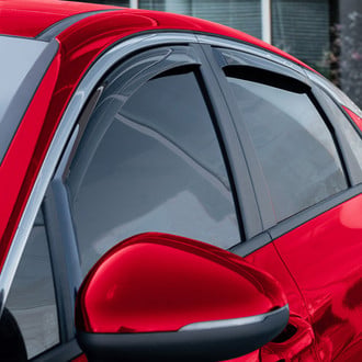 Voron Glass® - In-Channel Smoke Front and Rear Side Window Deflectors