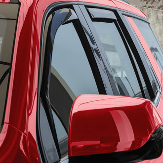 Voron Glass® - In-Channel Smoke Front and Rear Side Window Deflectors