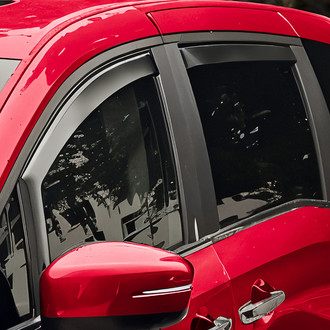 Voron Glass® - In-Channel Smoke Front and Rear Side Window Deflectors