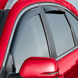 Voron Glass® - In-Channel Smoke Front and Rear Side Window Deflectors