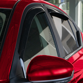 Voron Glass® - In-Channel Smoke Front and Rear Side Window Deflectors