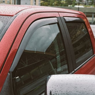Voron Glass® - In-Channel Smoke Front and Rear Side Window Deflectors