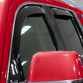 Voron Glass® - In-Channel Smoke Front and Rear Side Window Deflectors