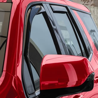 Voron Glass® - In-Channel Smoke Front and Rear Side Window Deflectors