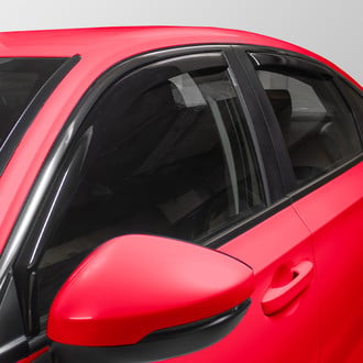 Voron Glass® - In-Channel Smoke Front and Rear Side Window Deflectors