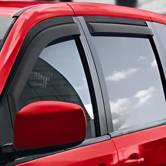 Voron Glass® - In-Channel Smoke Front and Rear Side Window Deflectors