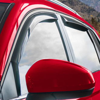 Voron Glass® - In-Channel Smoke Front and Rear Side Window Deflectors