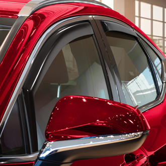 Voron Glass® - In-Channel Smoke Front and Rear Side Window Deflectors
