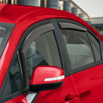 Voron Glass® - In-Channel Smoke Front and Rear Side Window Deflectors