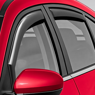 Voron Glass® - In-Channel Smoke Front and Rear Side Window Deflectors