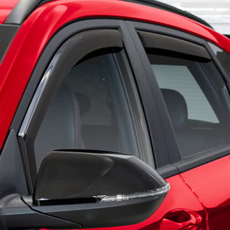 Voron Glass® - In-Channel Smoke Front and Rear Side Window Deflectors