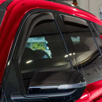 Voron Glass® - In-Channel Smoke Front and Rear Side Window Deflectors