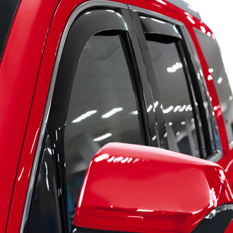 Voron Glass® - In-Channel Smoke Front and Rear Side Window Deflectors