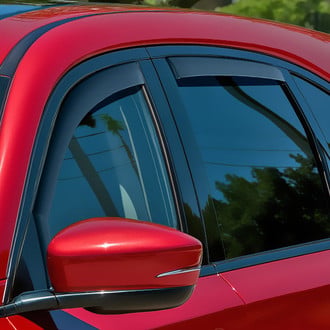 Voron Glass® - In-Channel Smoke Front and Rear Side Window Deflectors
