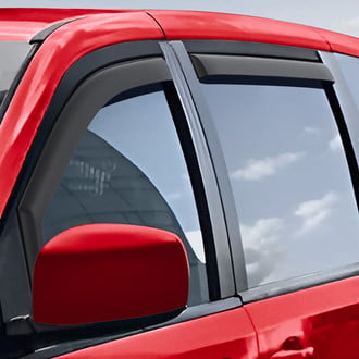 Voron Glass® - In-Channel Smoke Front and Rear Side Window Deflectors