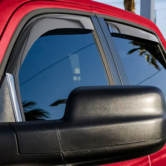 Voron Glass® - In-Channel Smoke Front and Rear Side Window Deflectors