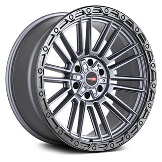 VORTEK® - VRT-604 ZEUS Matte Titanium with Black Bead Ring
