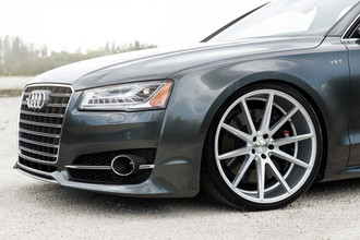 VFS1 Silver Brushed Face on Audi S8