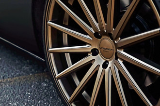 VFS2 Satin Bronze on Dodge Challenger SRT8