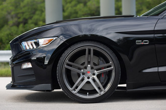 VPS302 Matte Graphite on Ford Mustang GT