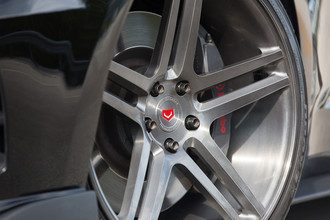 VPS302 Matte Graphite on Ford Mustang GT