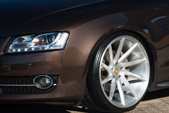 VPS311 Gloss Silver on Audi A5