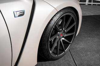 VPS311 Matte Graphite on Lexus RC F