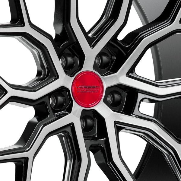 VOSSEN® HF-2 Wheels - Gloss Black with Brushed Face Rims - HF2-9M79