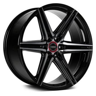 VOSSEN® - HF6-2 Gloss Black with Tinted Face