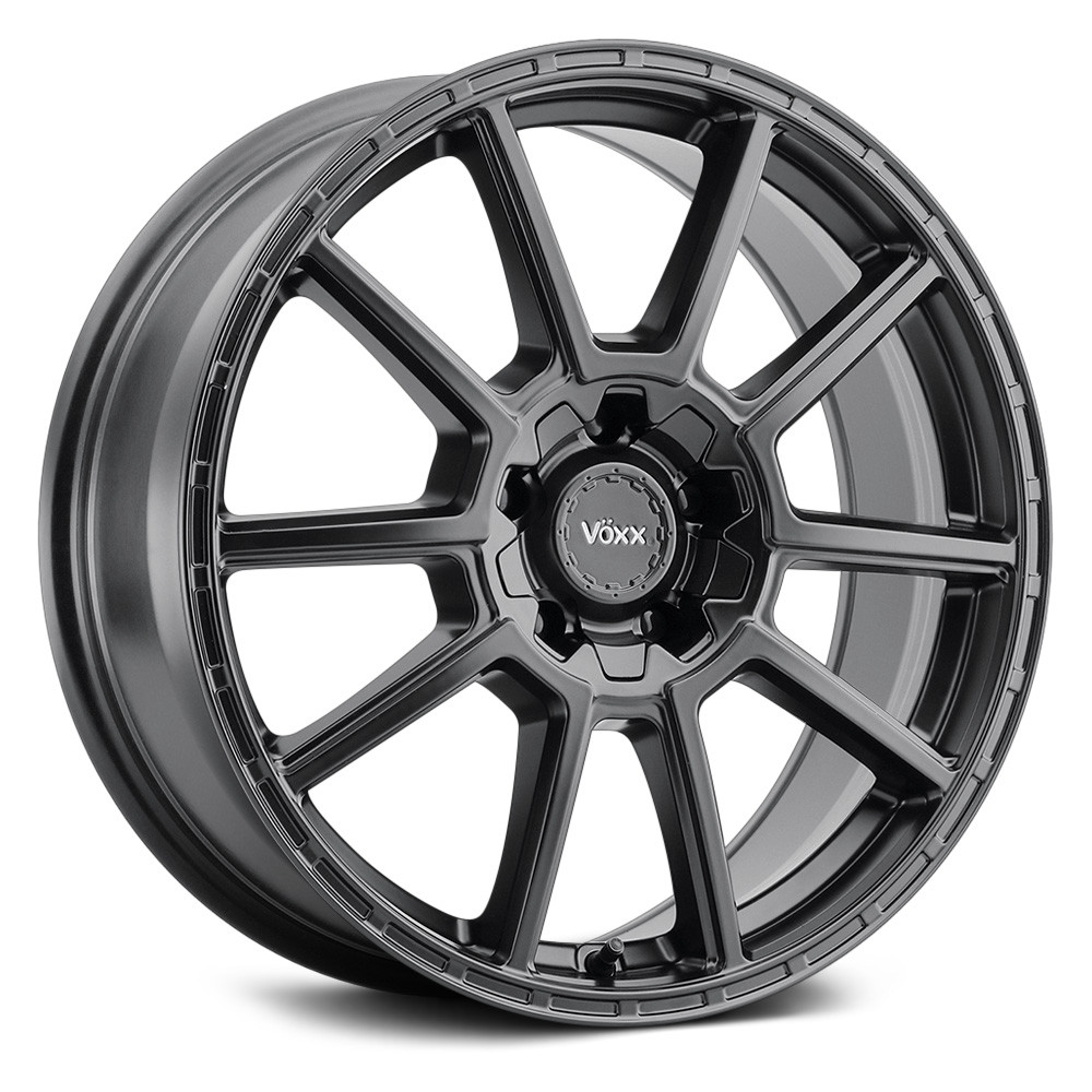 VOXX® MONTE Wheels - Matte Black Rims - MON 570-5001-15 MB-114.3