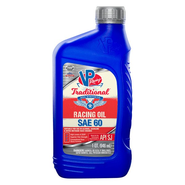 VP Racing Fuels® - Traditional™ SAE 60W Conventional Racing Motor Oil, 1 Quart